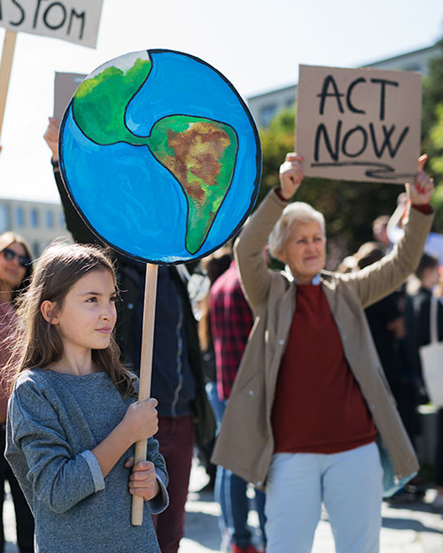 manifestación contra el cambio climático