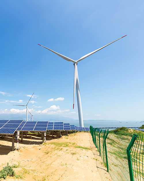 energías renovables eólica y solar