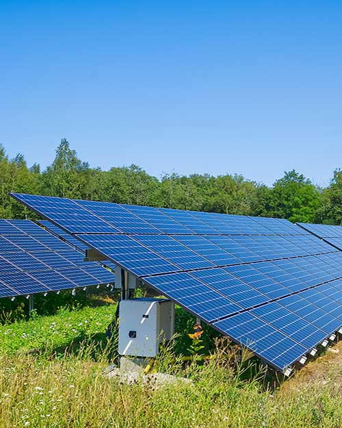 planta solar fotovoltaica en suelo